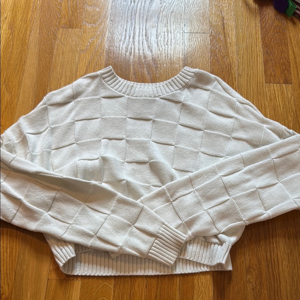 Hollister Cream Long Sleeve Tee